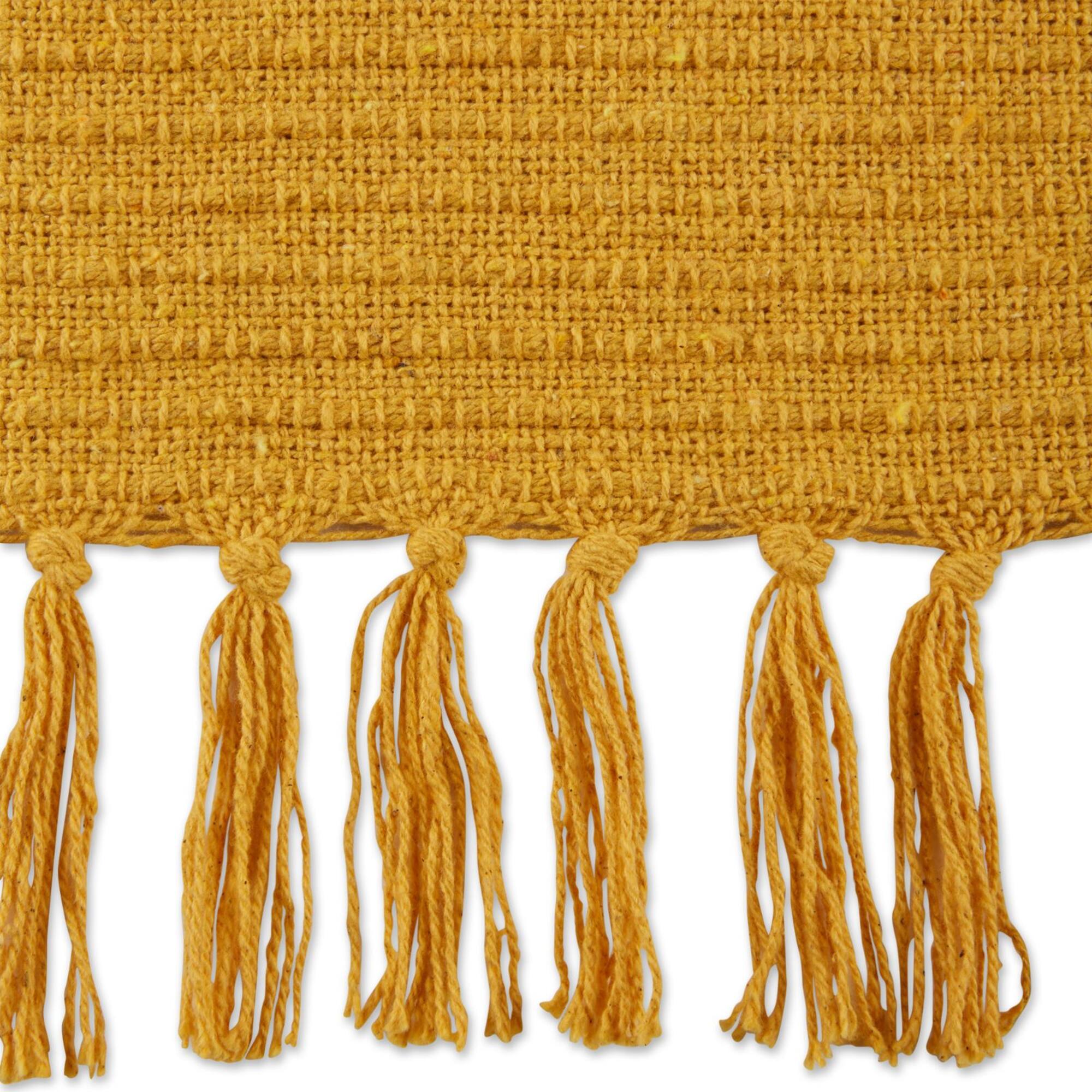 DII® Honey Gold Solid Ribbed Throw